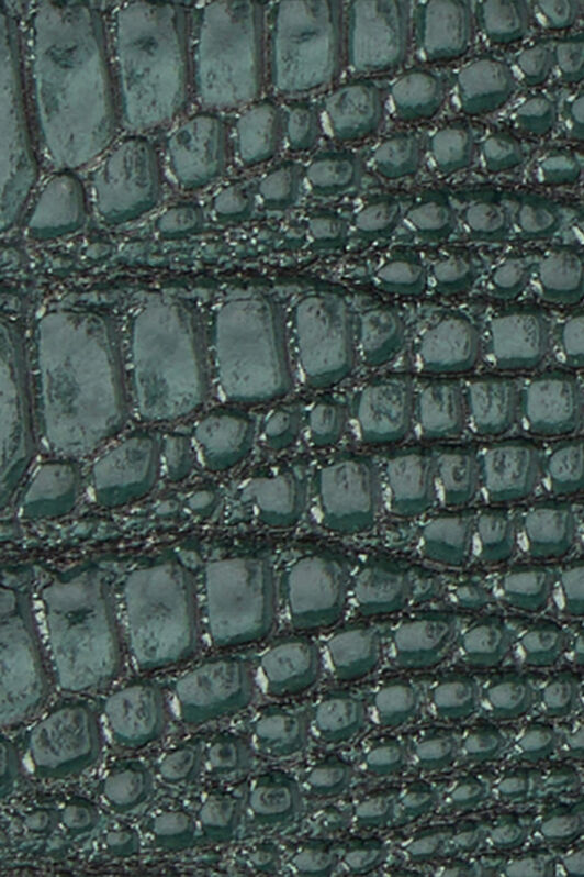 RC Green Belt with Cobra Print and Snake Buckle Vert foncé VWC001-PZ119