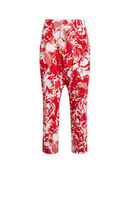 ${brand} Verkürzte Hose mit Hortensien-Print ${colorDescription} ${masterID}