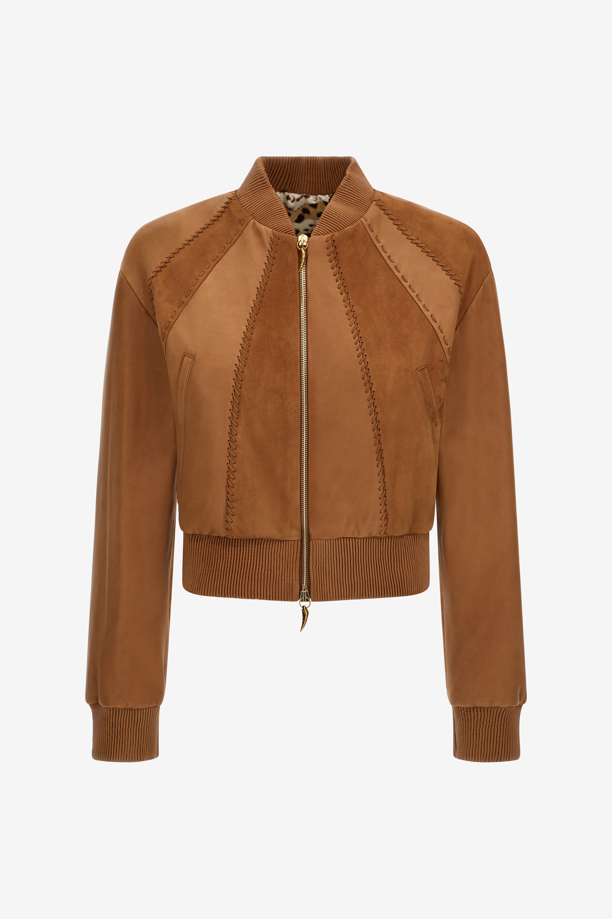 RC Leather bomber Brown SKP804-PN006