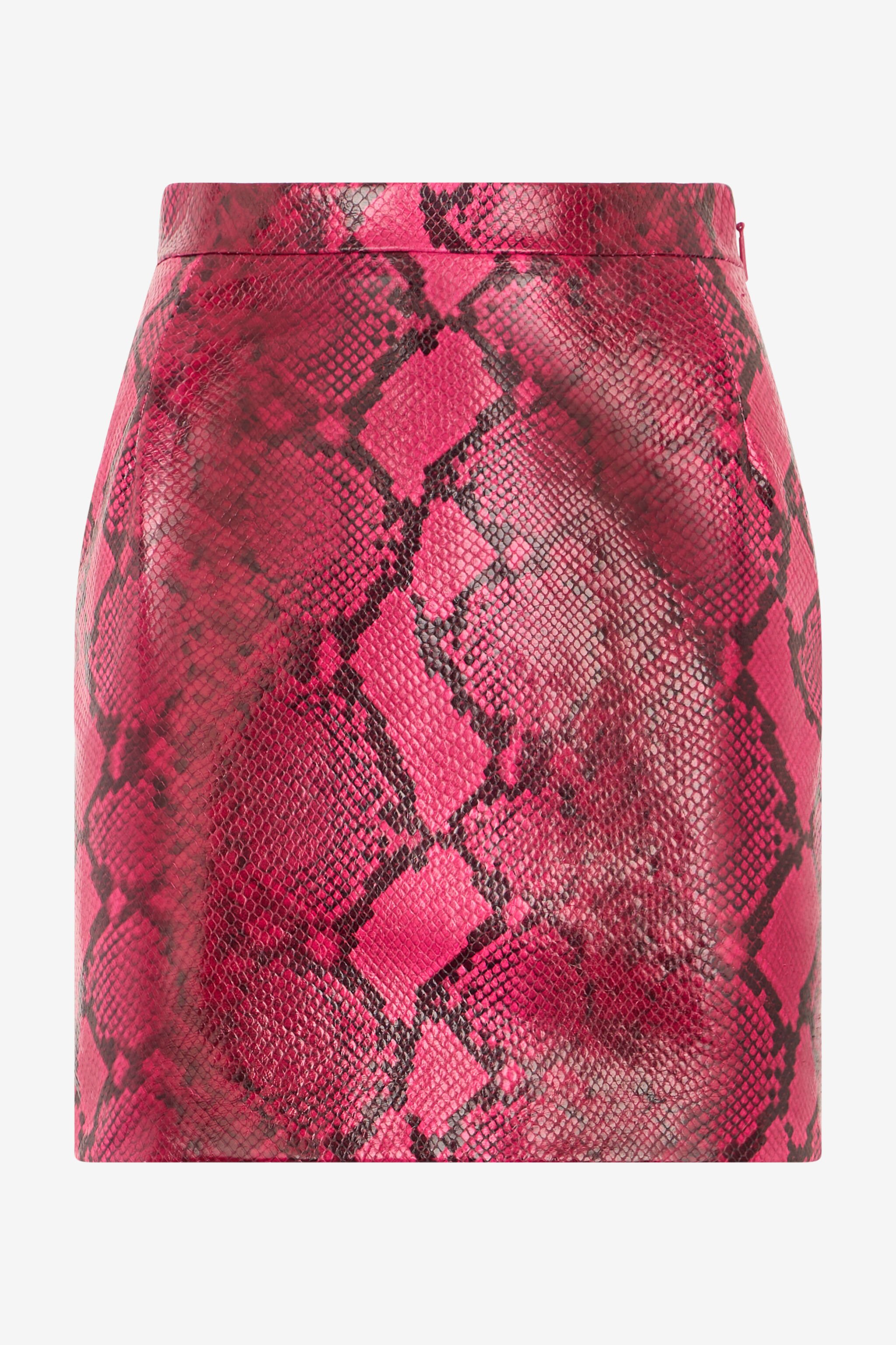 RC Python-Print Skirt Fuchsia UKP302-PN053