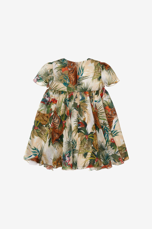 JU Jungle print dress Grün SJT134-2NI95