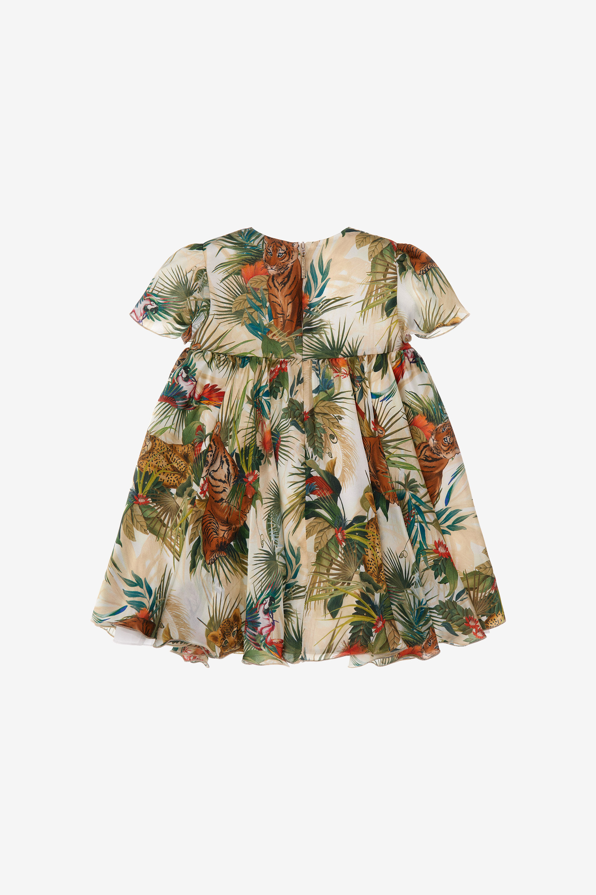 JU Jungle print dress Grün SJT134-2NI95