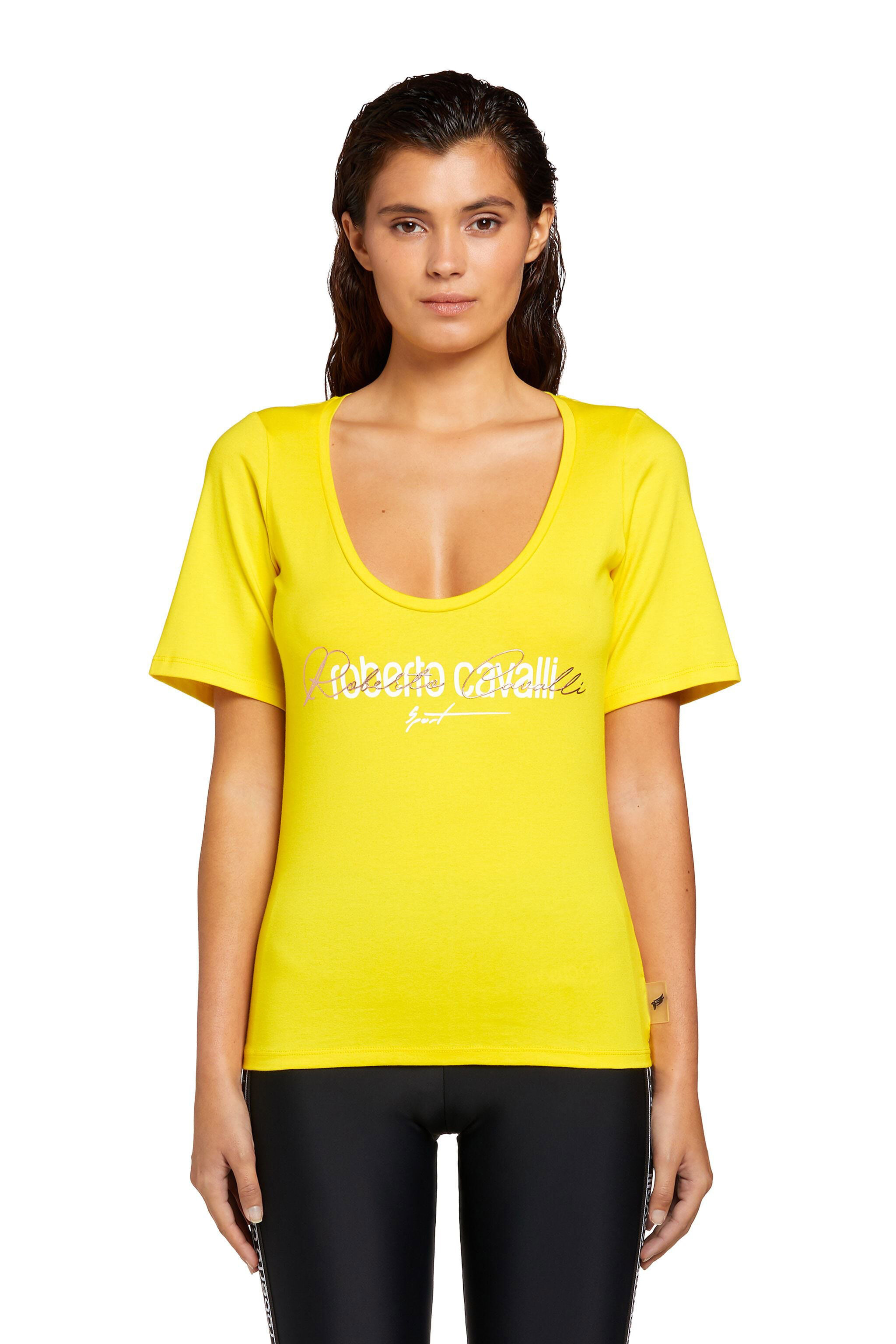UG Logo-print T-shirt BLAZING YELLOW MYY04T-JV025