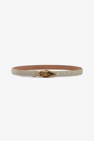 ${brand} Cintura Bianca Con Motivo Squame E Testa Di Serpente ${colorDescription} ${masterID}