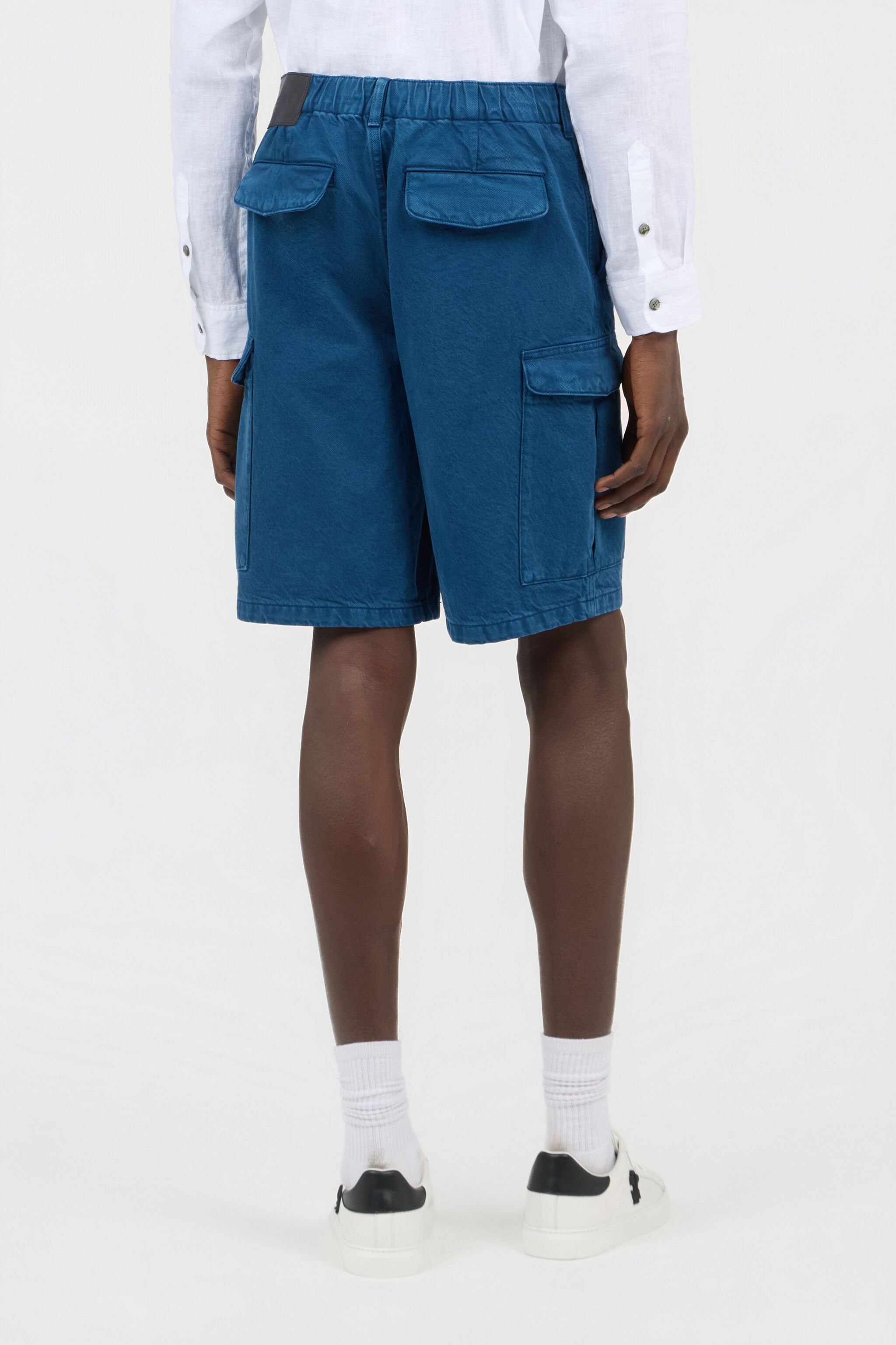 RC Blue Cargo Bermuda Shorts BLU NAVY SOT20B-FA017