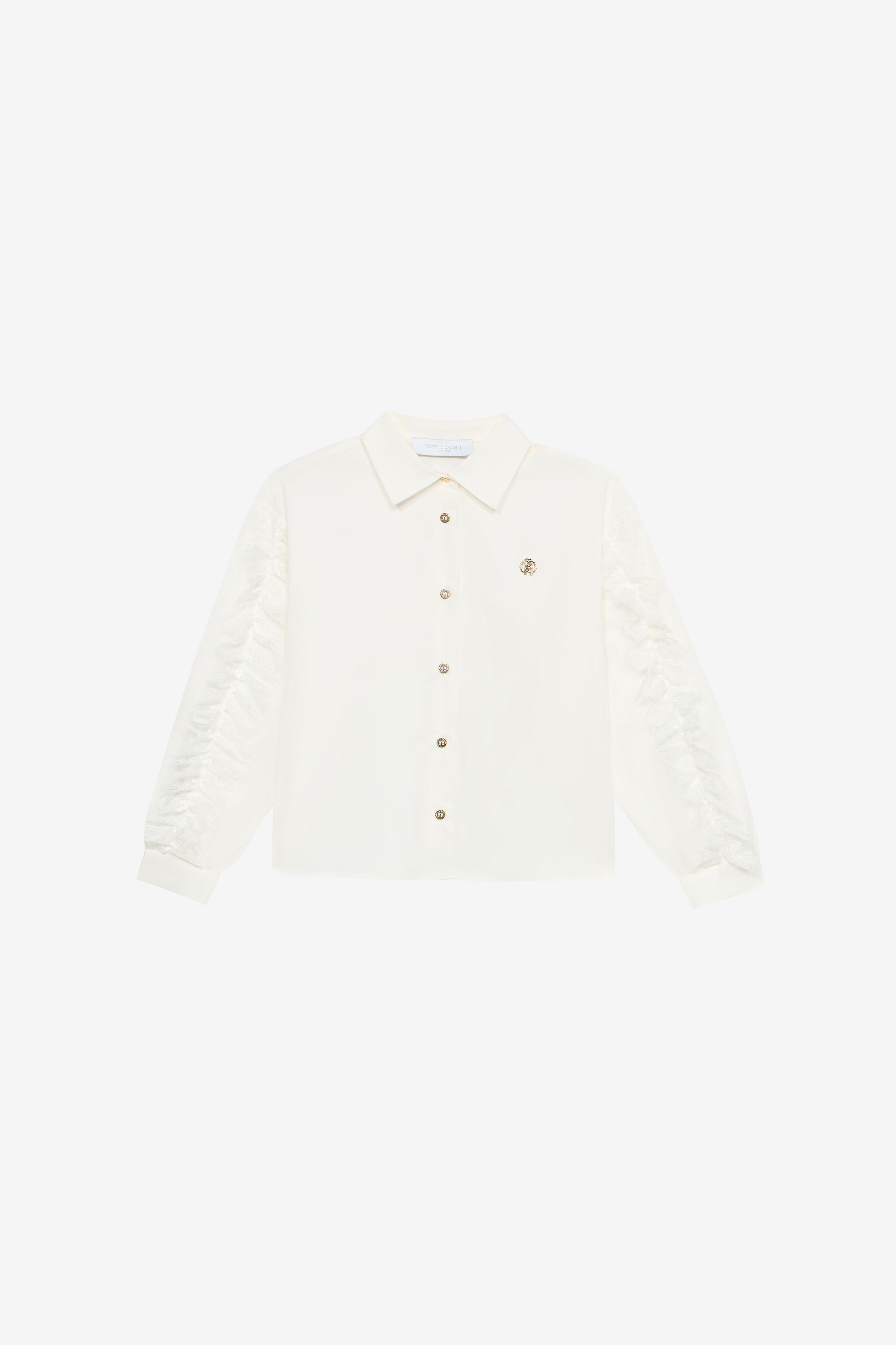 JU Shirt With Golden RC Monogram White UJT72B-CH004