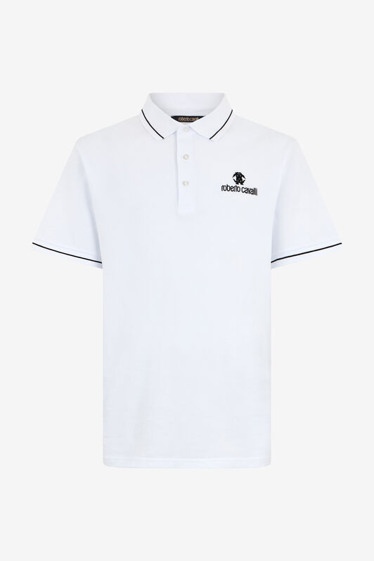 RC White Polo Shirt With RC Logo WHITE QOT64B-KB001