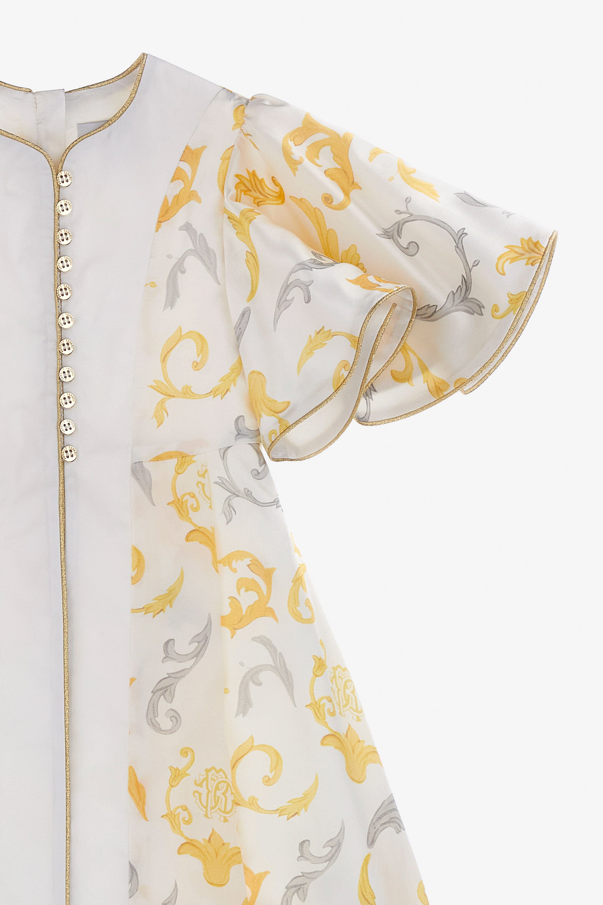 JU Printed Dress Weiß SJT179-SCL95