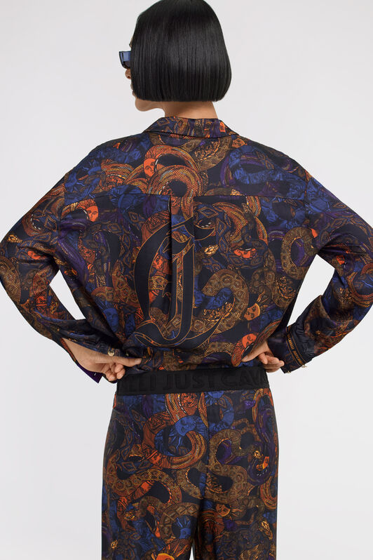 JC Camicia Just Cavalli Blu scuro TFT119-TF184