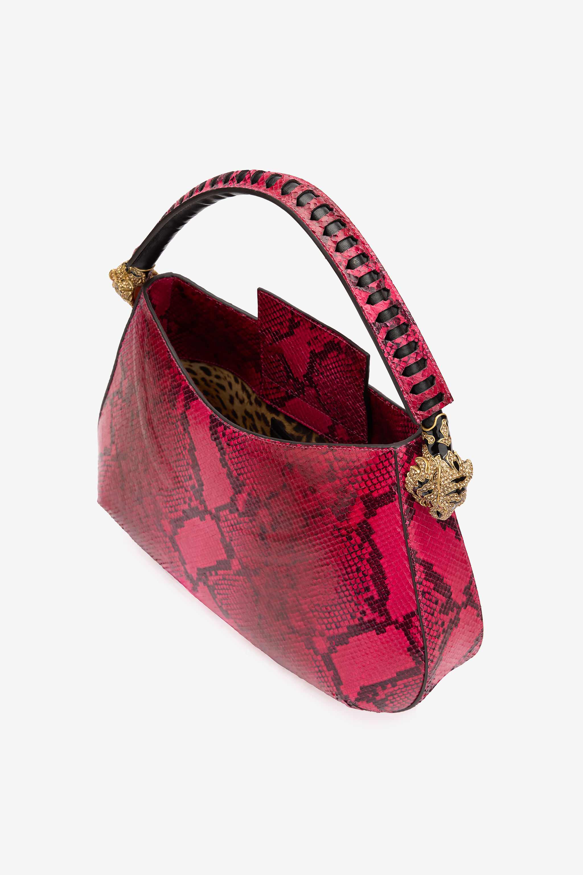 RC Python-Print Hobo Roar Bag Fuchsia TKB022-PZP02