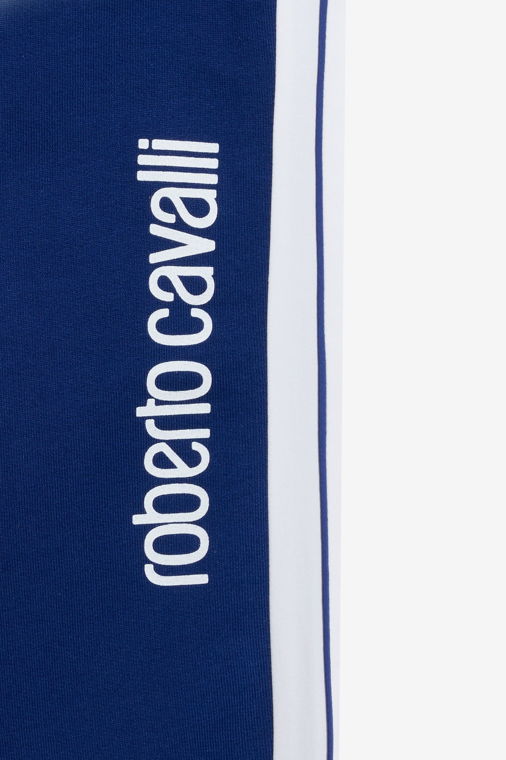 JU Pantalon en Coton BLUE TJT20X-CF050