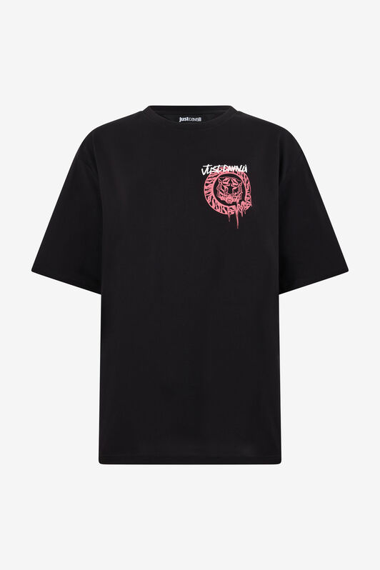 JC Black Urban Graphic T-Shirt Black RRT927-RR189