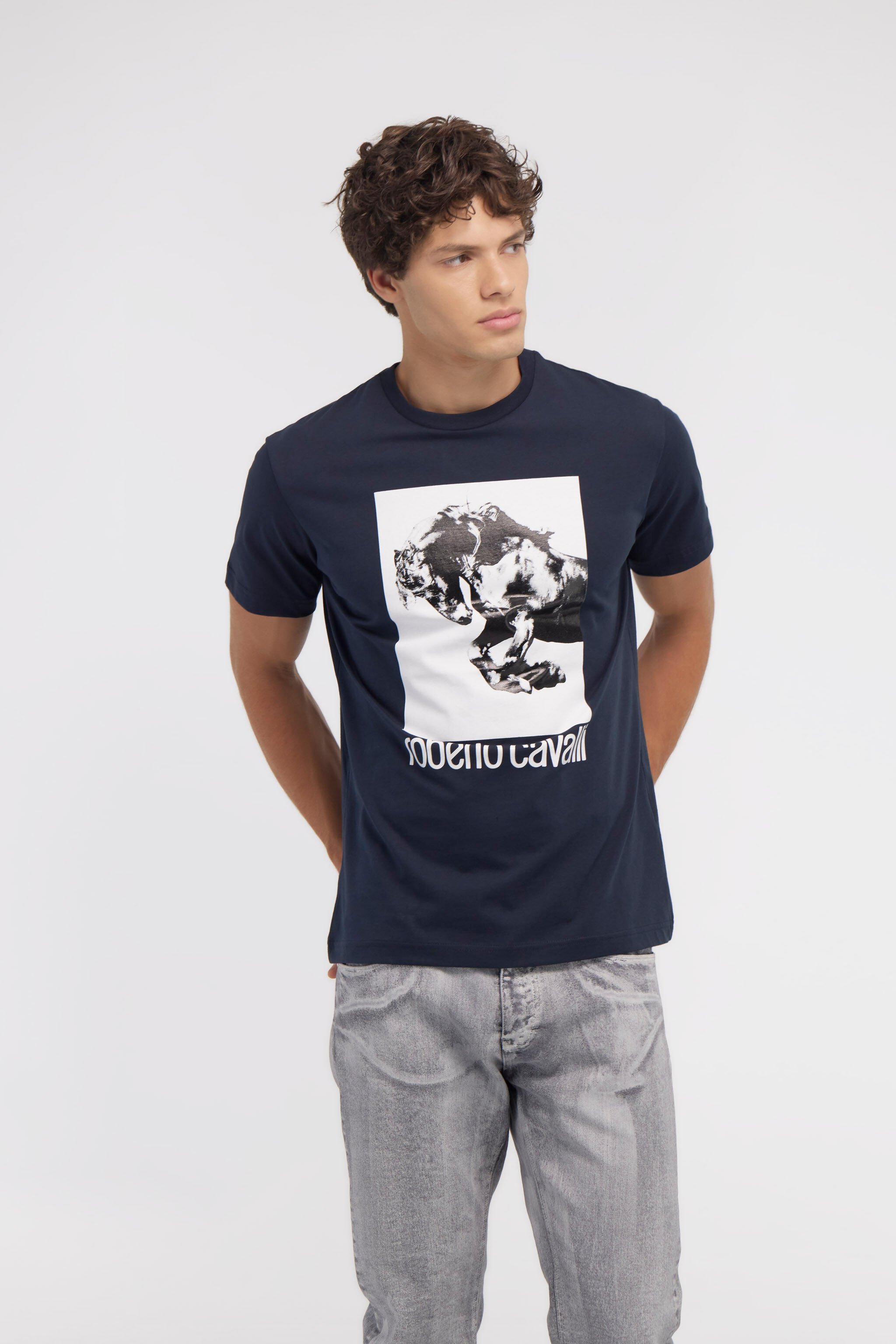 RC T-shirt with Horse logo and print Dark blue NOT60D-JD060