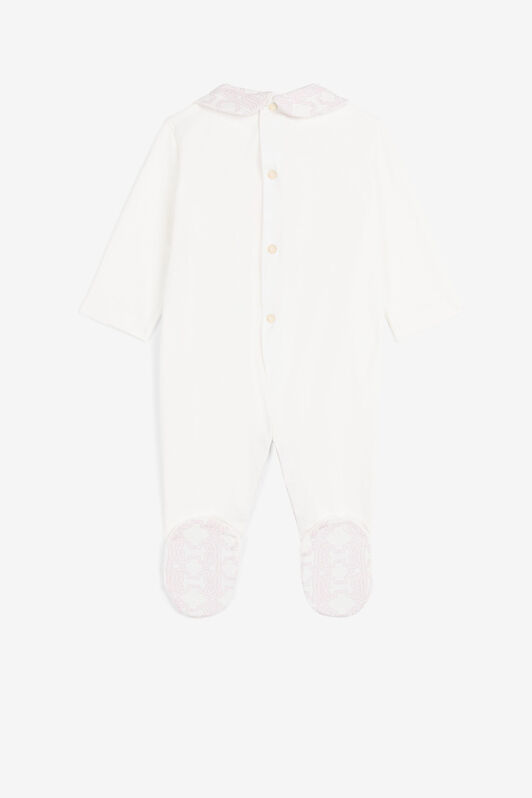 JU Logo embroidered babygrow set JU Logo embroidered babygrow set Pink QJT887-JV025