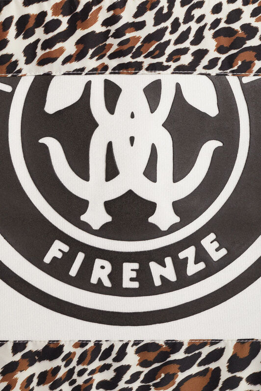JU Hoodie mit Leoparden-Print und Logo JU Hoodie mit Leoparden-Print und Logo BLACK JJT958-CF027