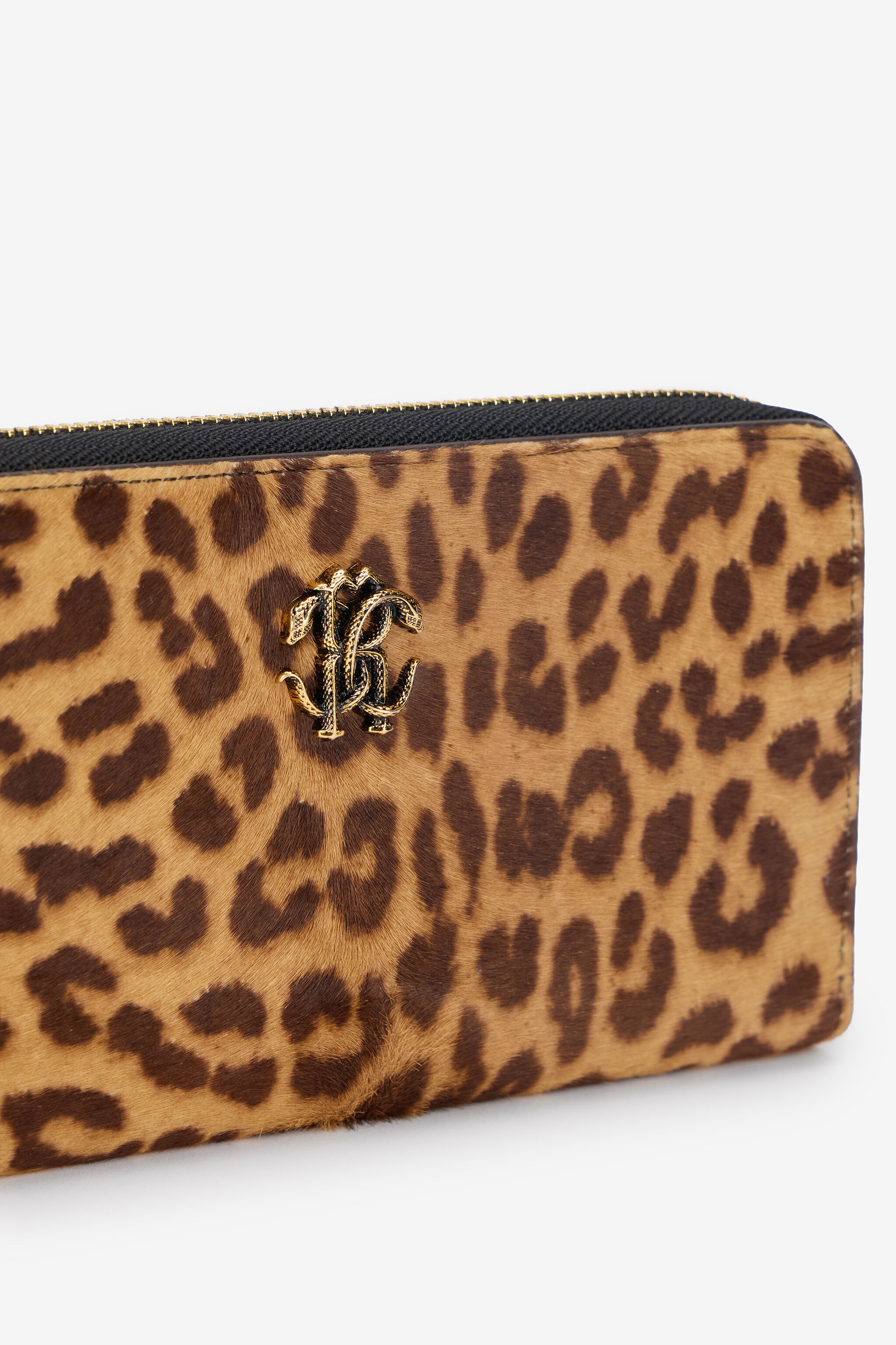 RC Zip Around Wallet in Jaguar Skin Print NATURALE SKA001-ZV012