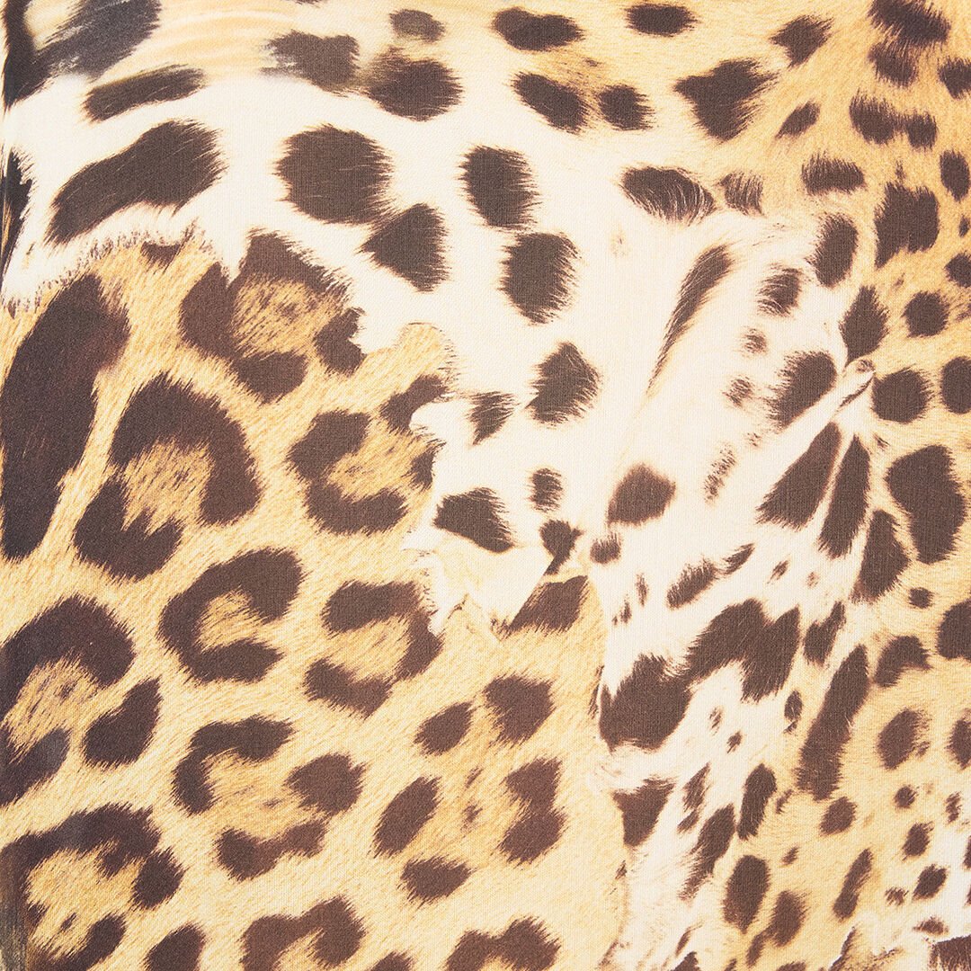 RC Hemd mit Print Jaguar Skin Hellbraun UKT712-CTG34