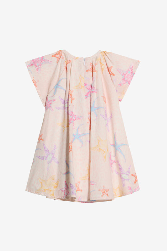 JU Strafish Print Cotton Dress LIGHT PINK WJT103-7MR17