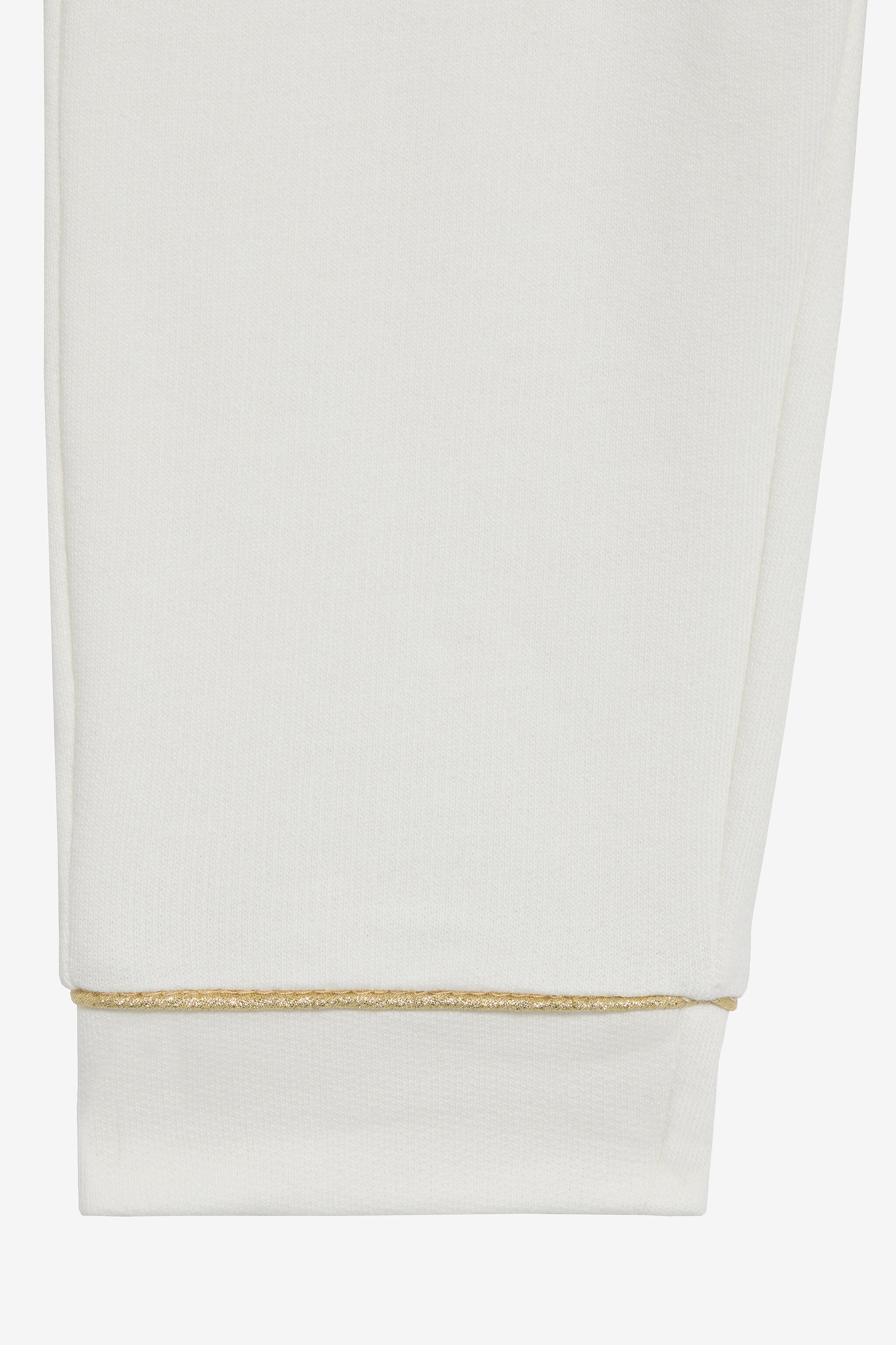 JU Milk White Track Pants with RC Monogram MILKY WHITE VJT201-CF050