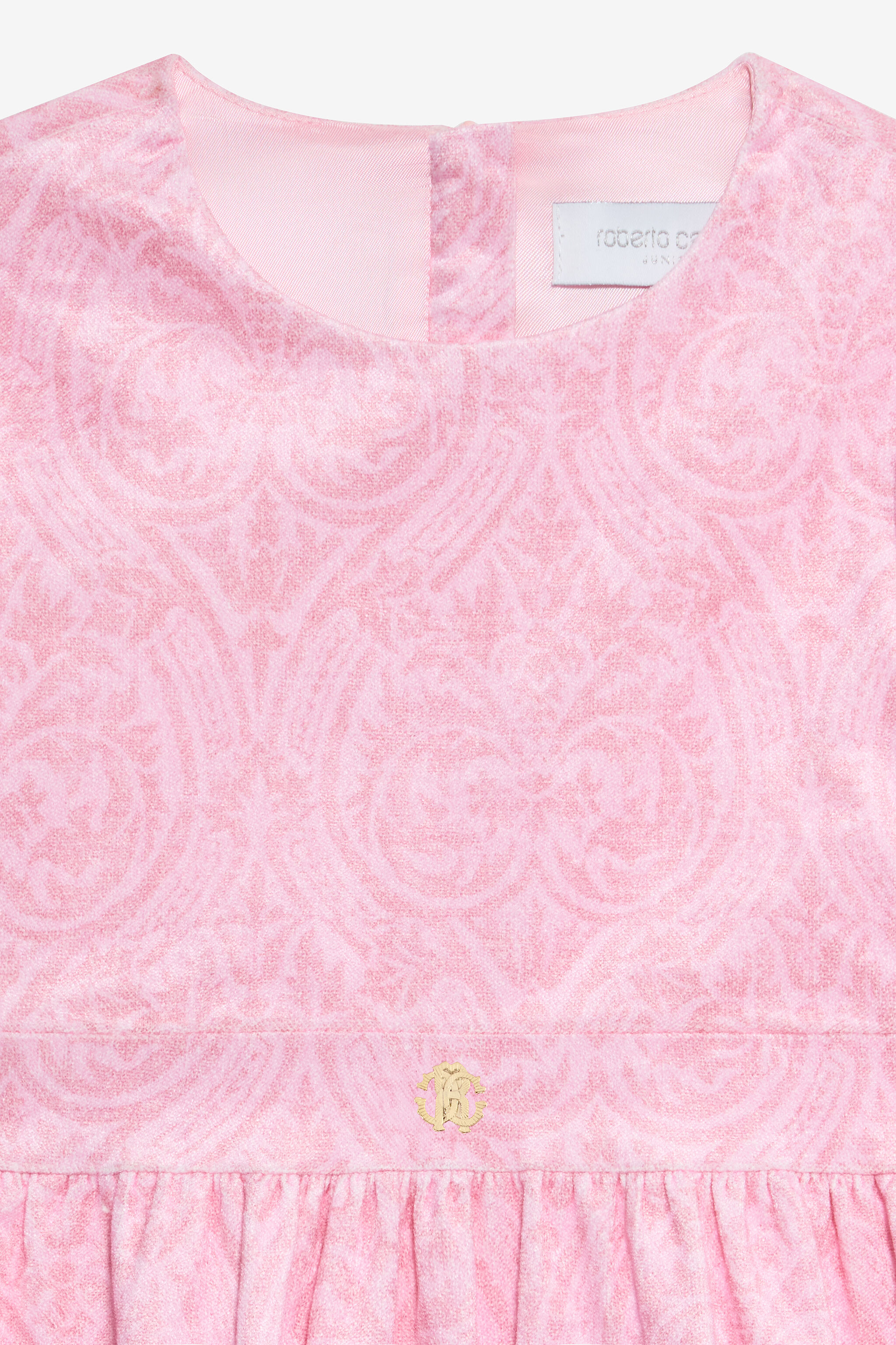 JU Abito Rosa Baby Floreale Con Monogram RC BABY ROSE VJT10I-3RP28