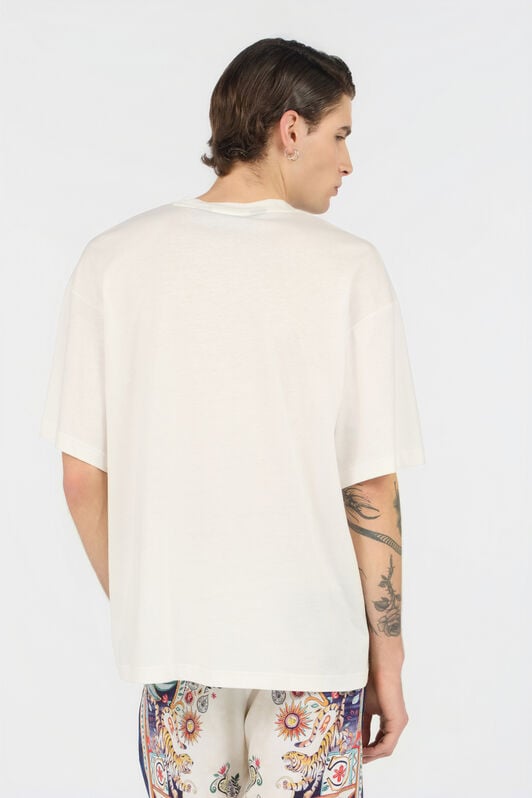 JC T-Shirt mit Tropical Garden-Print OFF WHITE WFT062-WF092