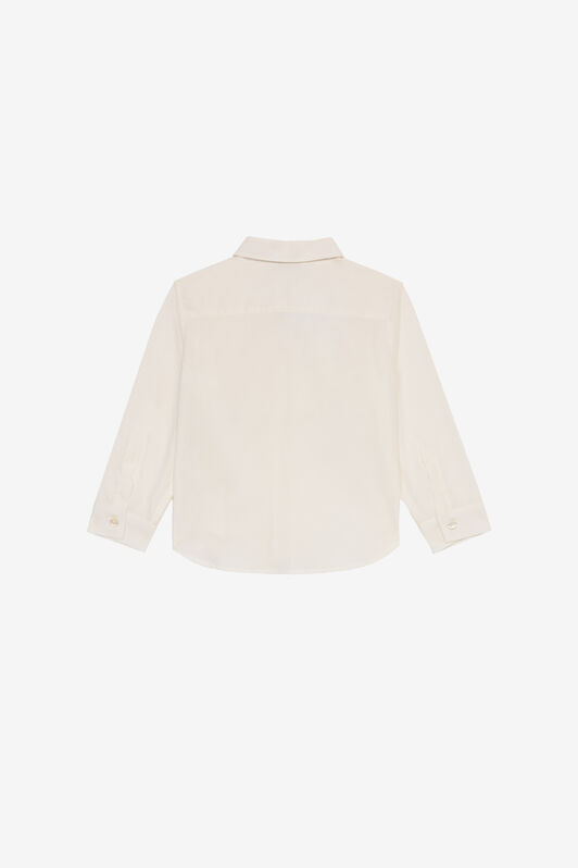 JU Shirt With Shirt Front And RC Monogram Ivory UJT702-CH004