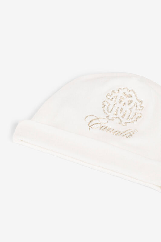 JU Strampler-Set mit Logo-Stickerei Milky white QJT892-JV025