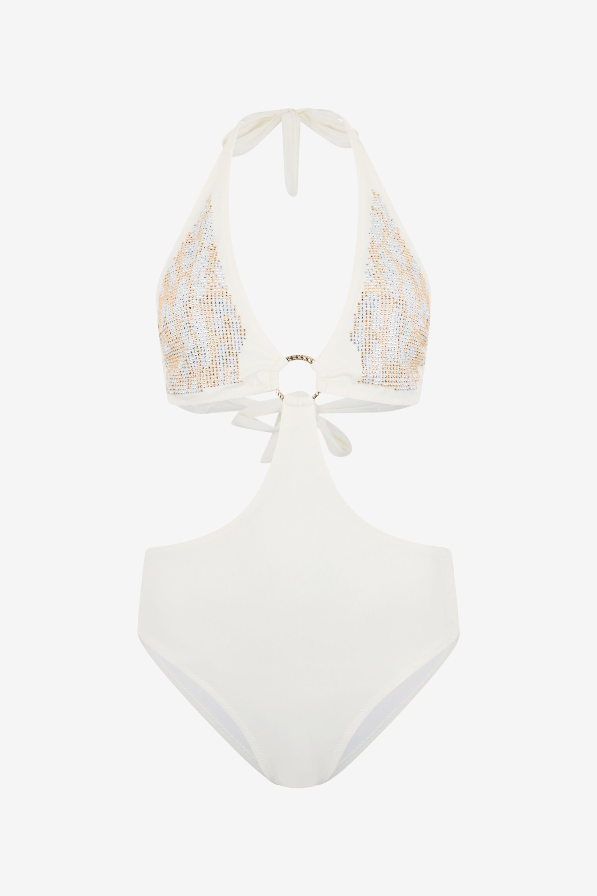 RC One-Piece with Luminous Jaguar Motif RC One-Piece with Luminous Jaguar Motif IVORY SOW00D-4G002