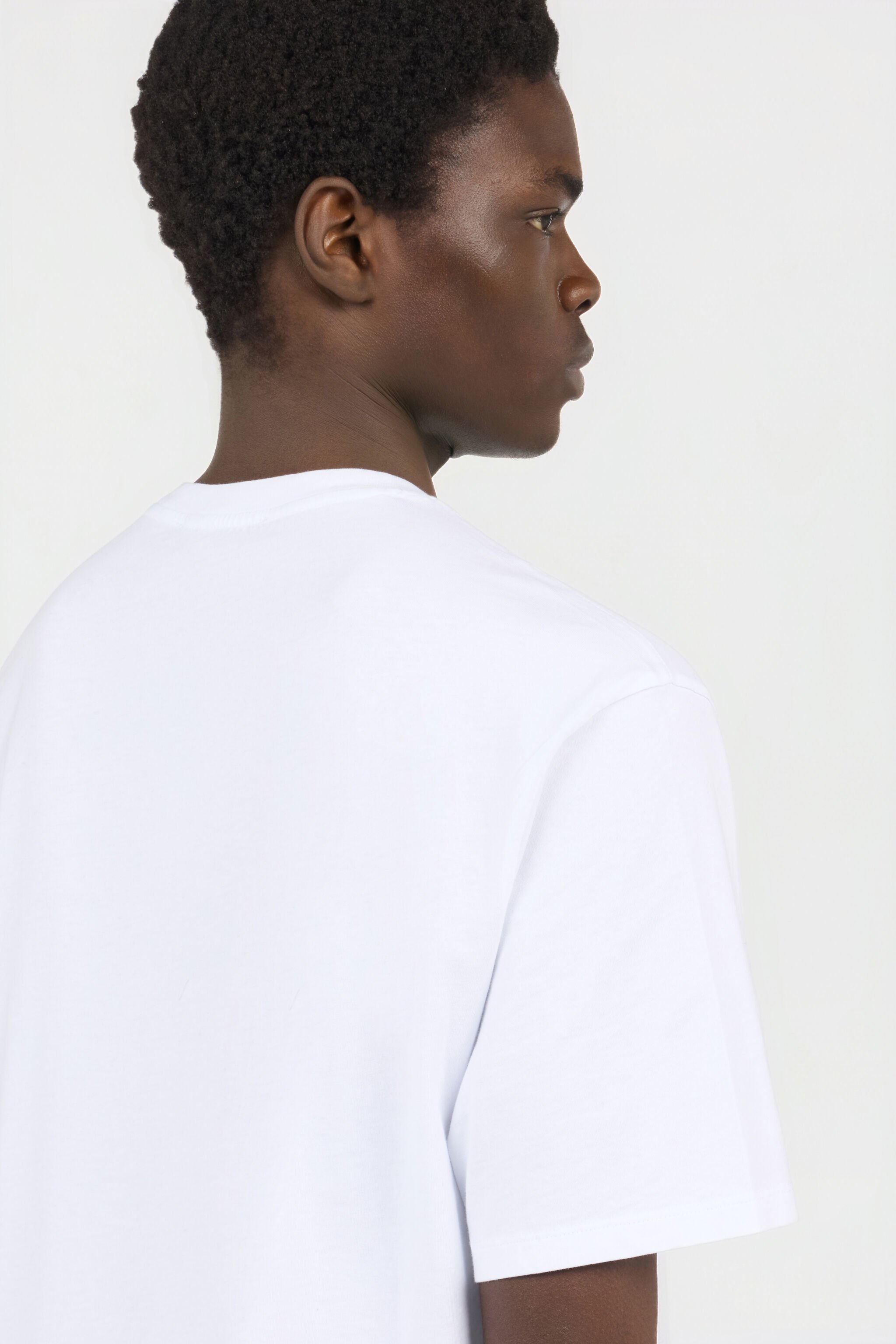 RC White T-shirt With Embroidered Logo WHITE SOT60C-JD001