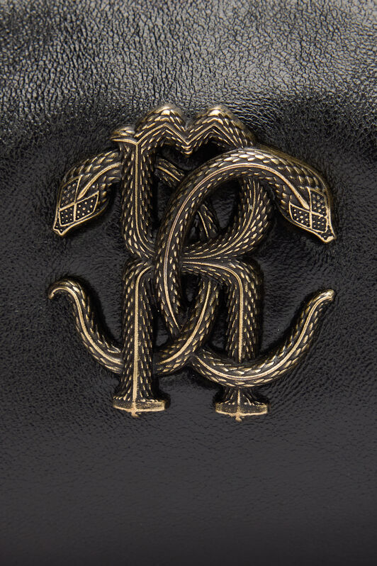 RC Borsa Hobo Con Monogram Mirror Snake Nero POB00A-PZ296