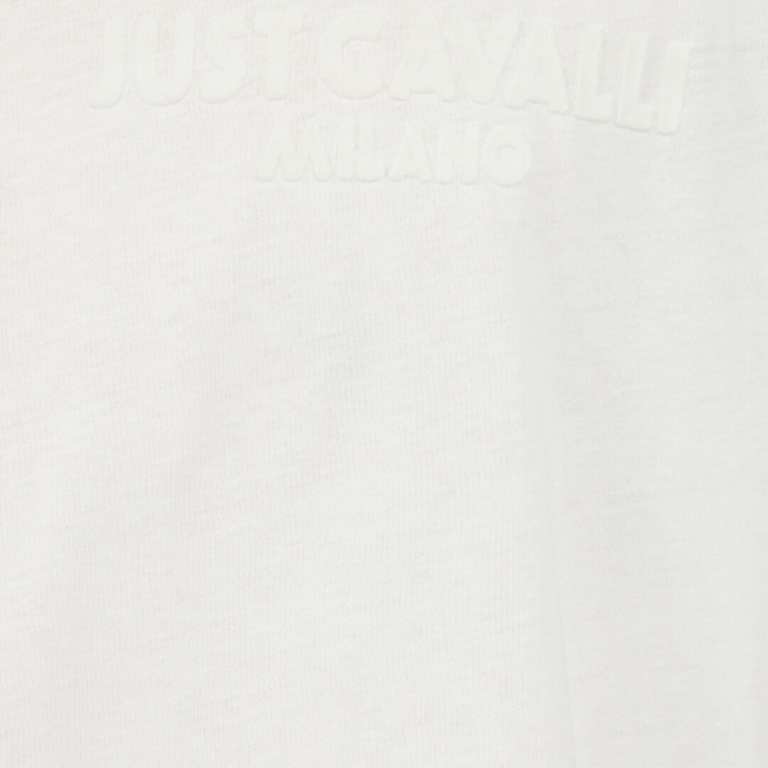 JC T-Shirt With JC Monogram And Contrasting Topstitching WHITE UFT037-UF057