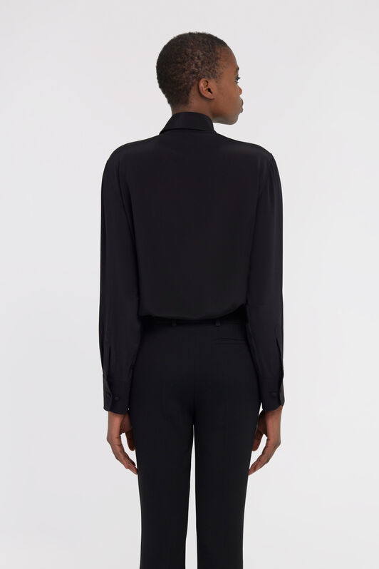 RC Shirt with lace Black SKR785-SY001