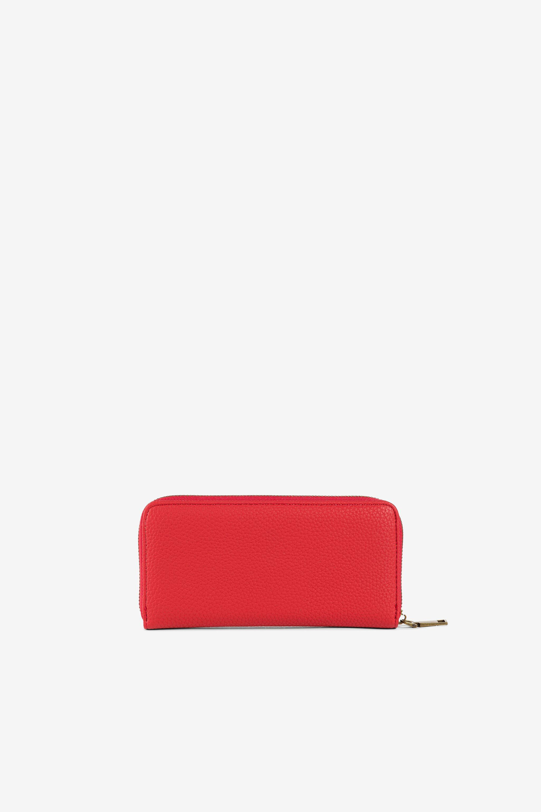 RC RC Monogram Zip-Around Wallet Dark red JSA002-AB001