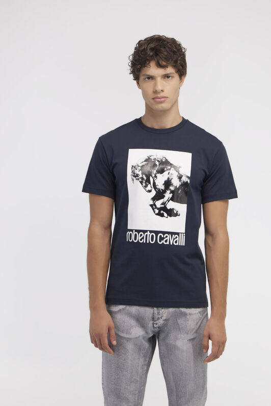 RC T-shirt with Horse logo and print RC T-shirt with Horse logo and print Dark blue NOT60D-JD060