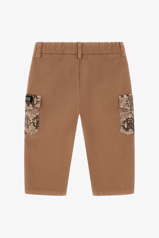JU RC Logo Pants Light brown TJT237-CE035