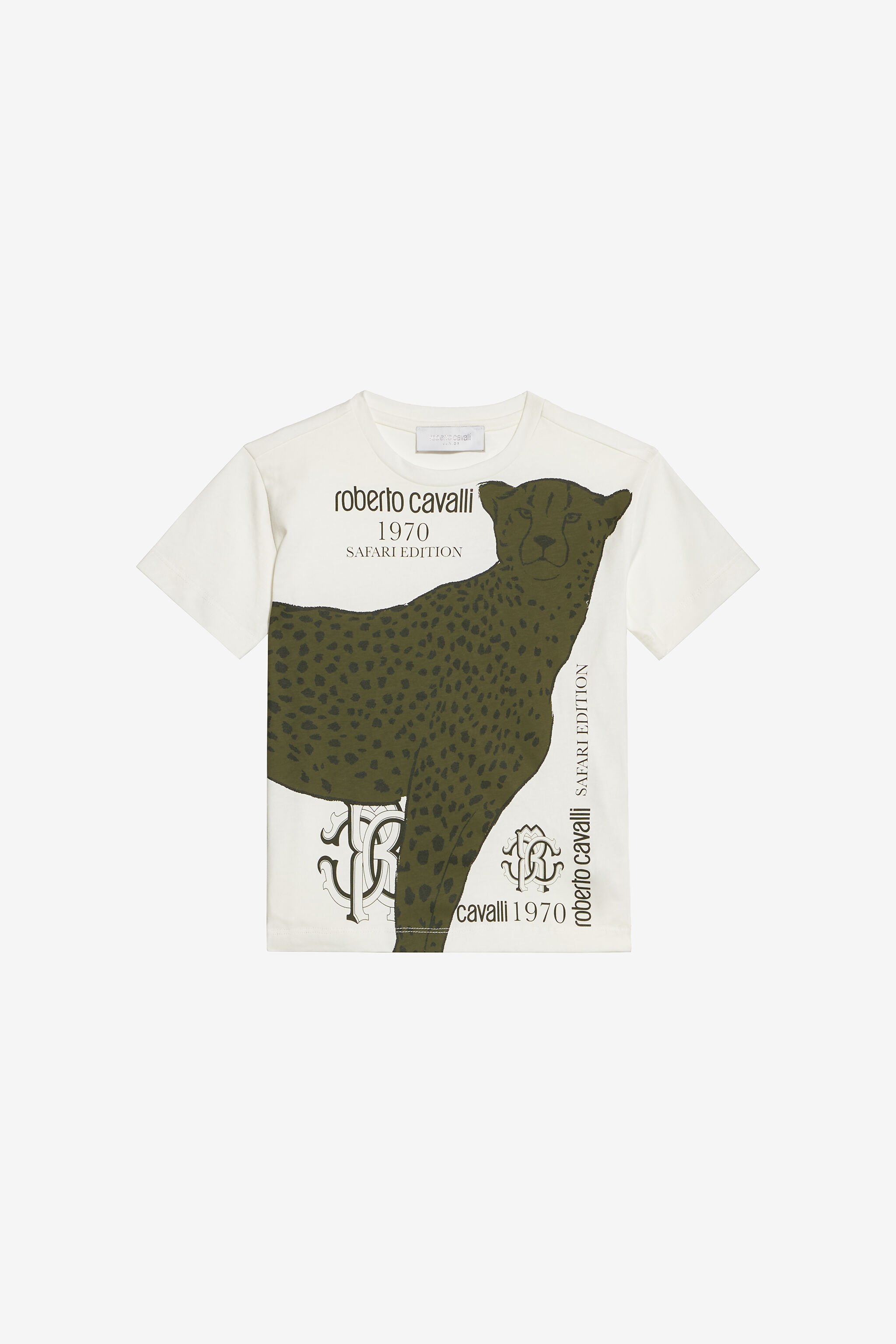 JU Camiseta Safari Edition Con Guepardo Blanco UJT60F-JD001