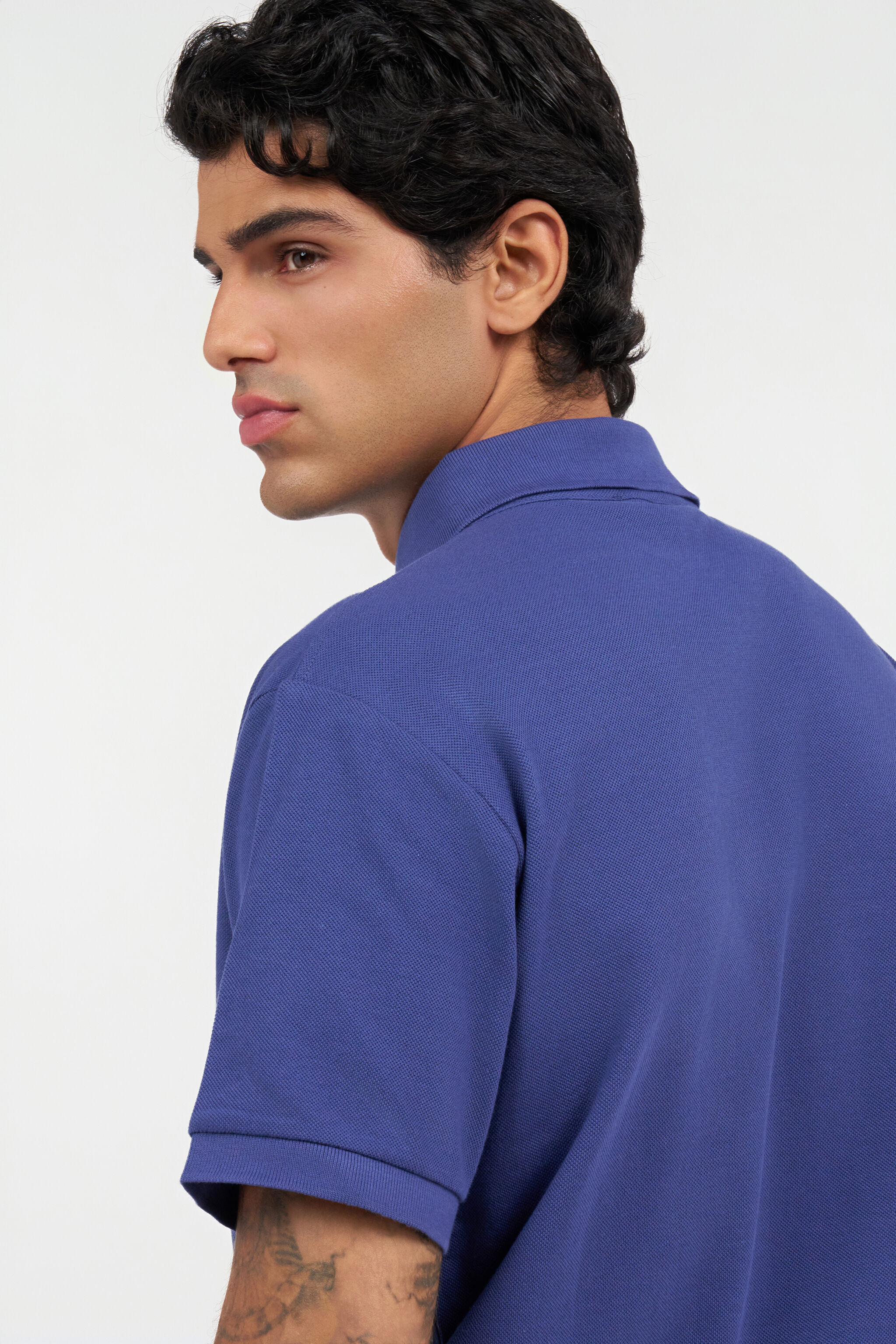 RC Blue Polo with Monogram RC RC Blue Polo with Monogram RC Navy QOT65A-KB001