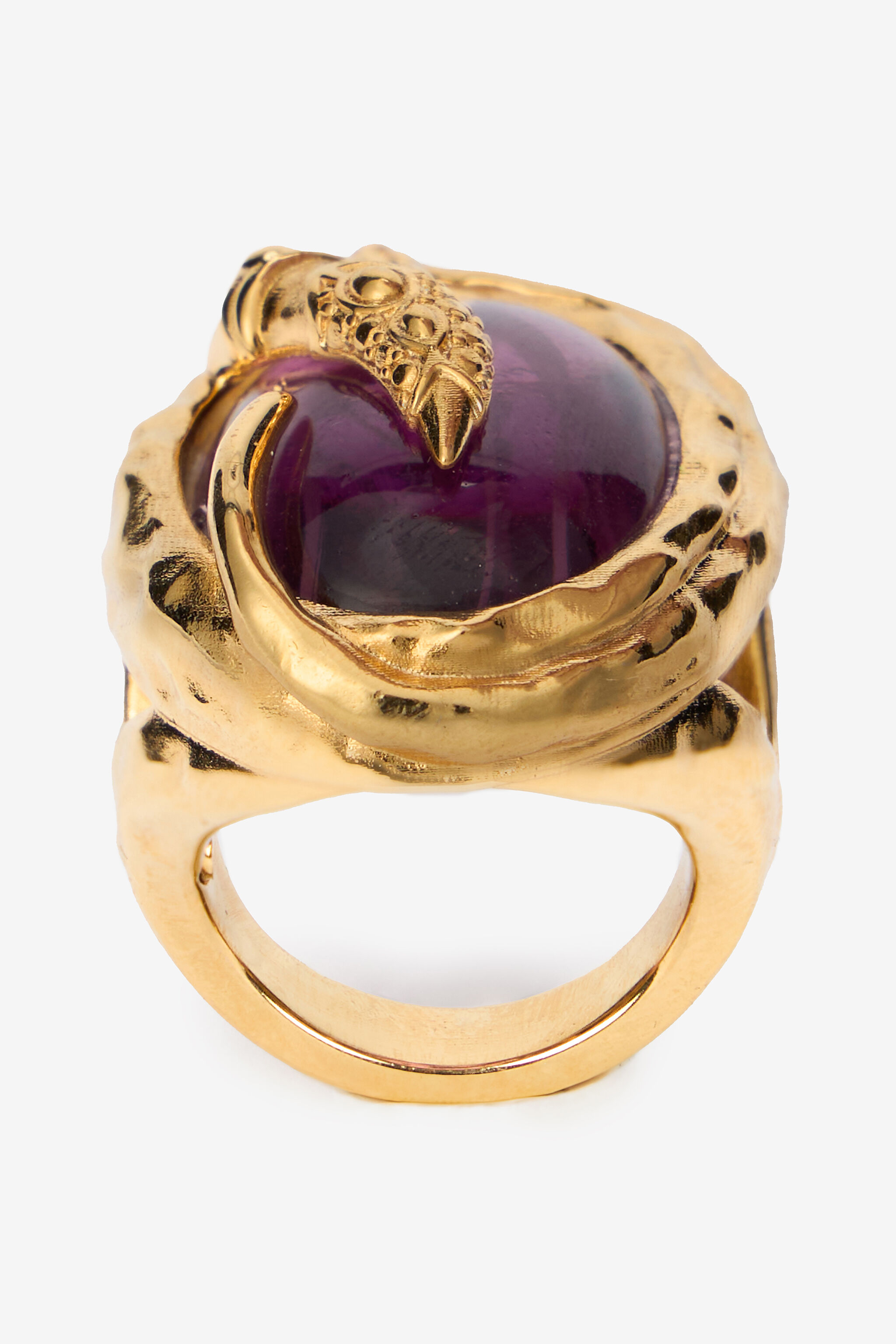 RC Gold Cocktail Ring with Amethyst Stone ORO/AMETISTA VWG003-AM081