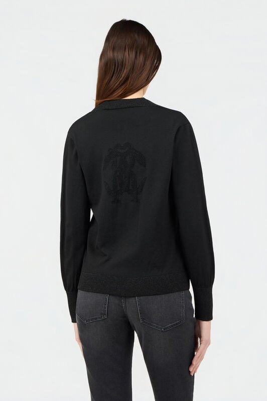RC Twin Set in Black Knit BLACK SOM60F-VI011