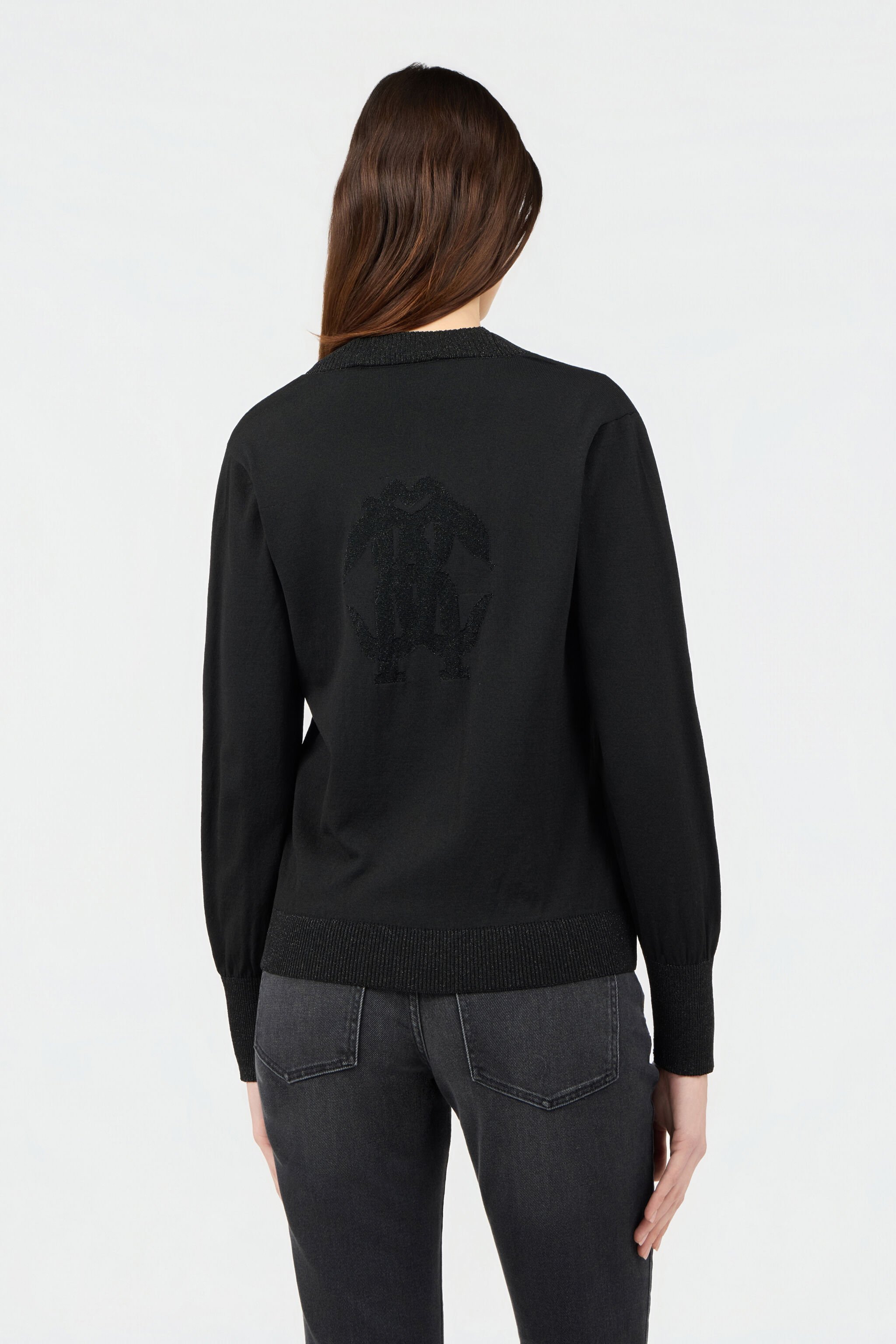 RC Twin Set in Black Knit BLACK SOM60F-VI011