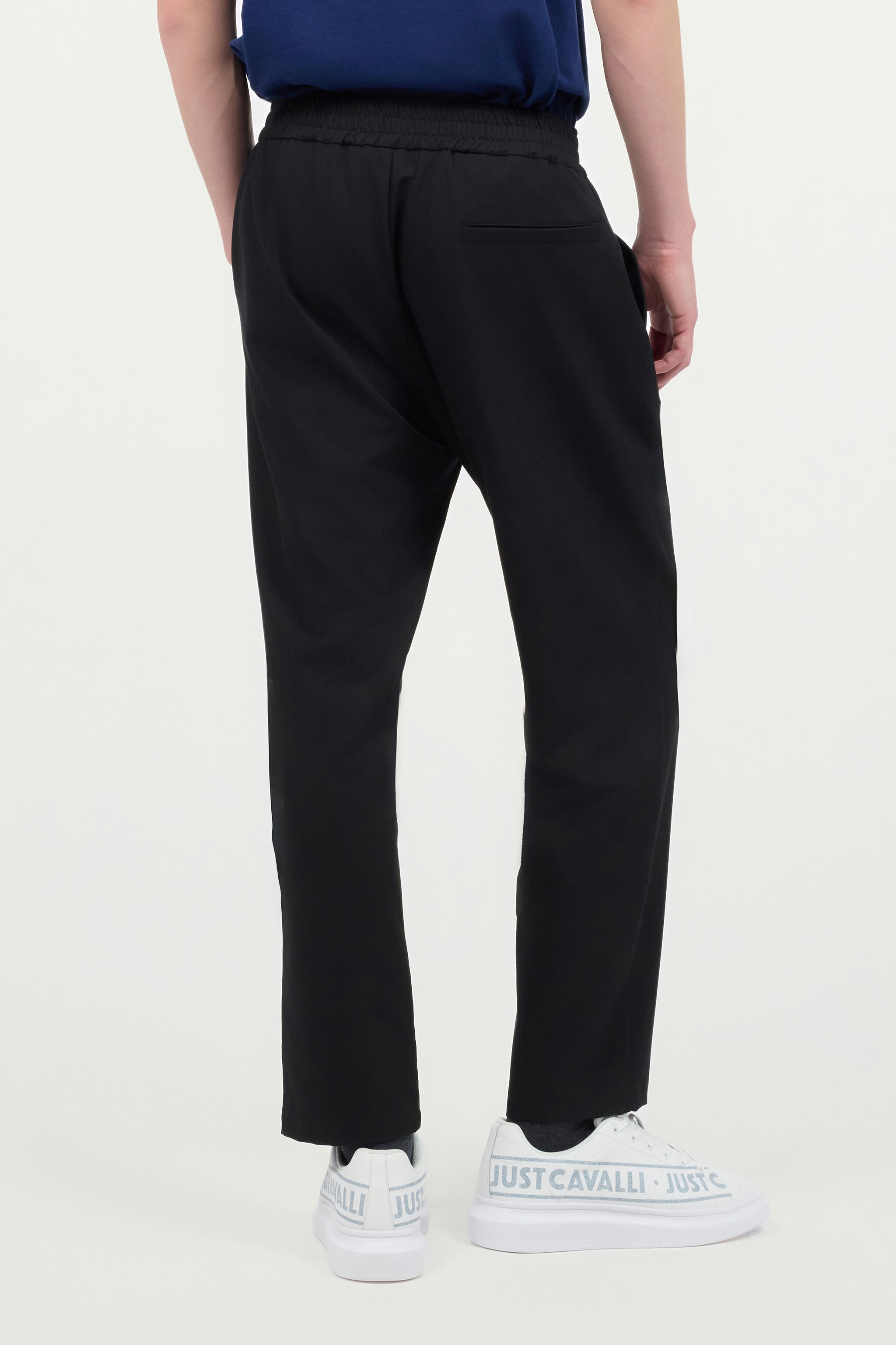 JC Pantalones Deportivos Con Etiqueta Con Logotipo Negro UFT006-UF020