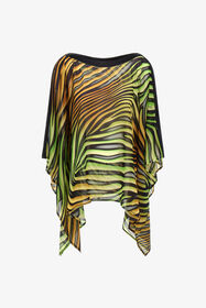 RC Zebra Print Kaftan TIGER GREEN KSW00B-7GI20