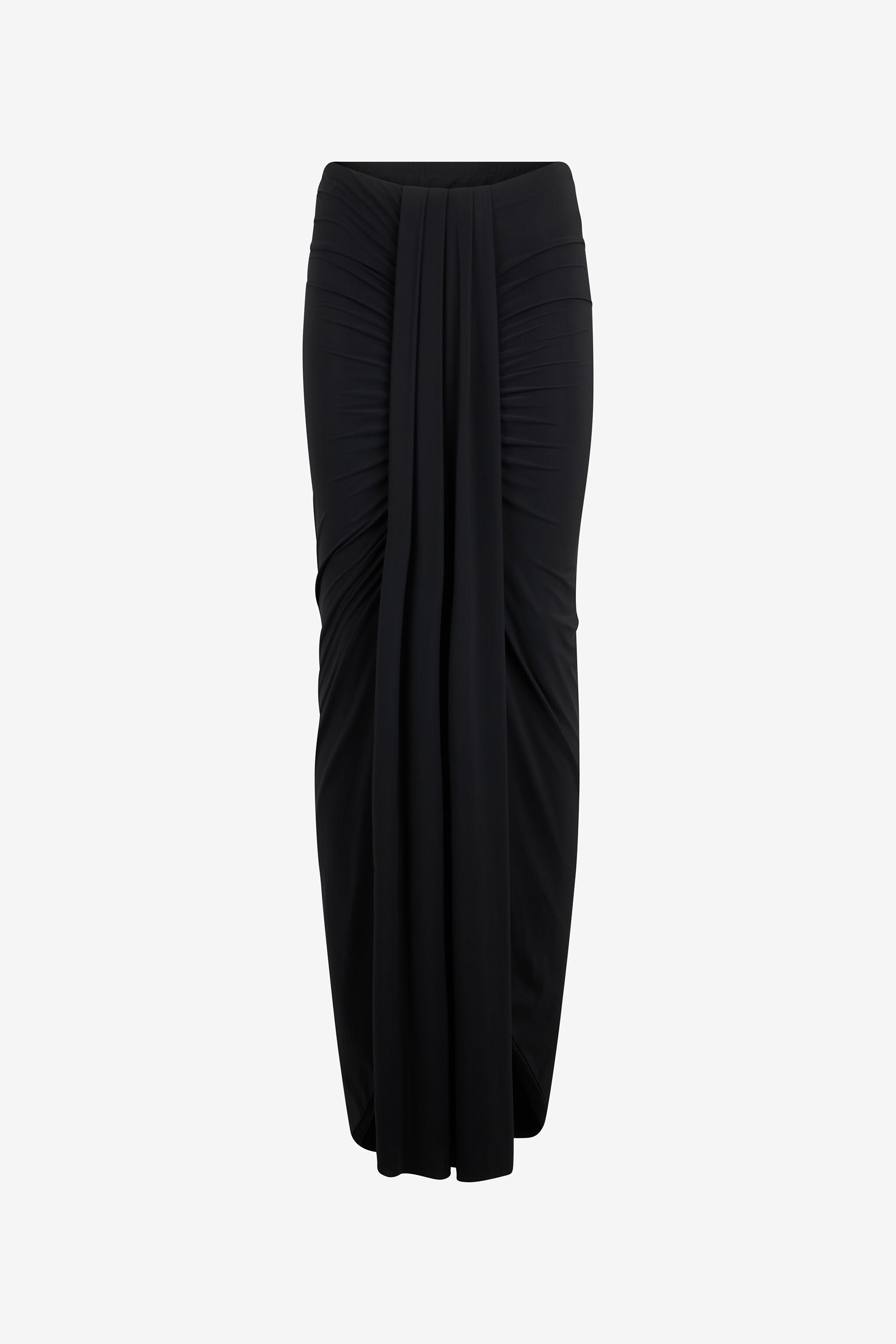 RC Long Draped Skirt BLACK WKW008-LL030