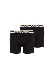 ${brand} Zweierpack Schwarze Boxershorts mit Logo-Bund ${colorDescription} ${masterID}