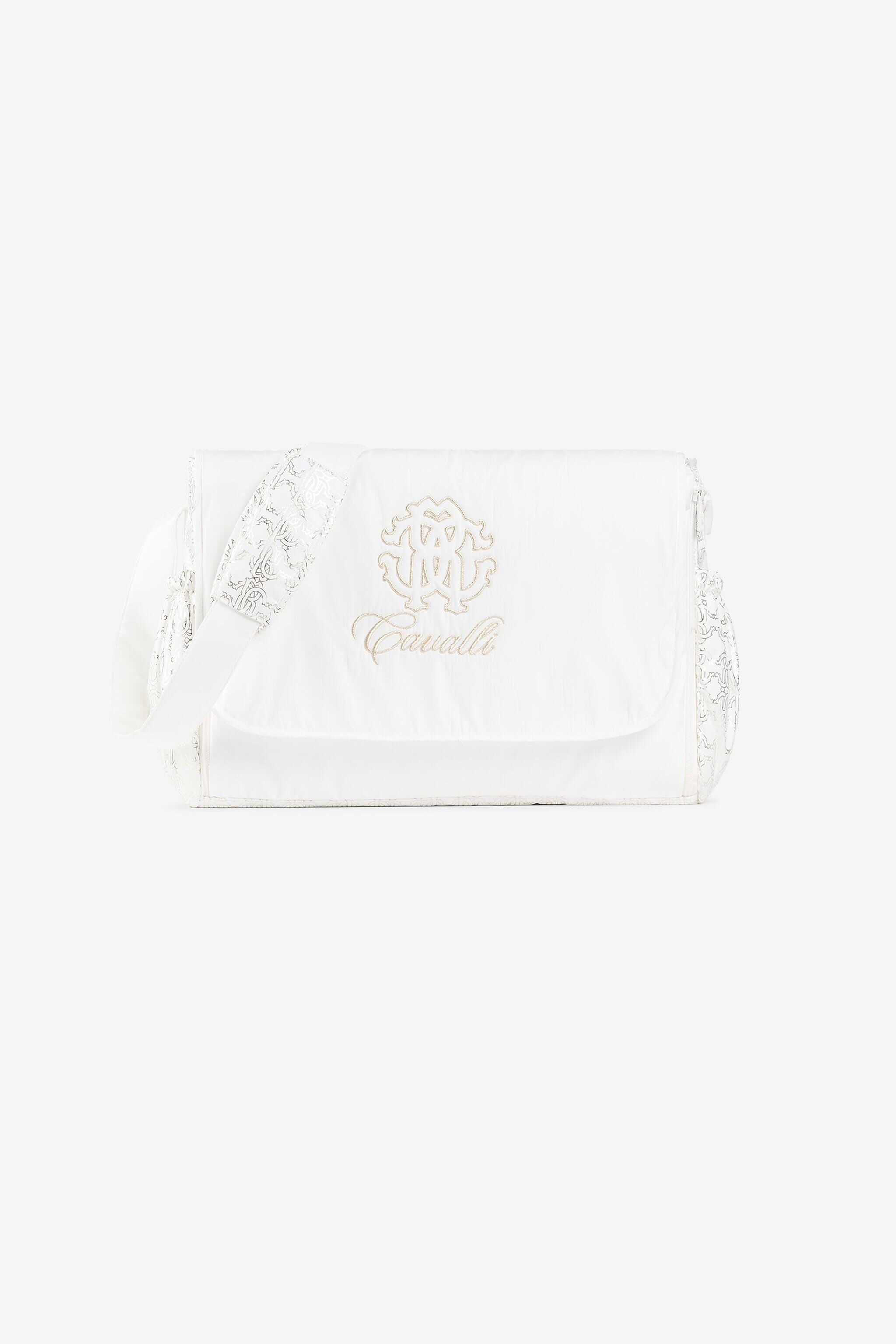 JU Logo embroidery baby changing bag Gold Platinum QJB015-SB085