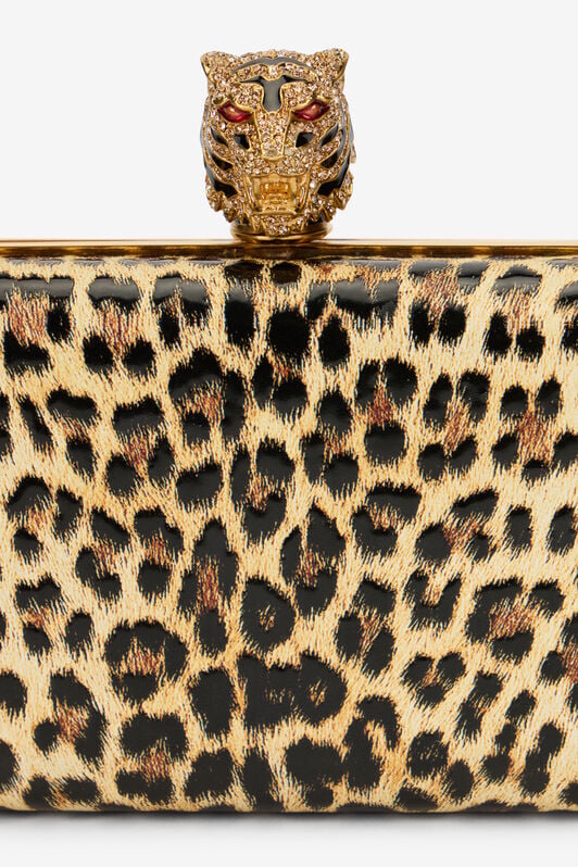 RC Bolso Pochette Roar con Estampado de Leopardo RC Bolso Pochette Roar con Estampado de Leopardo JAGUAR SKIN UKB014-PZS02