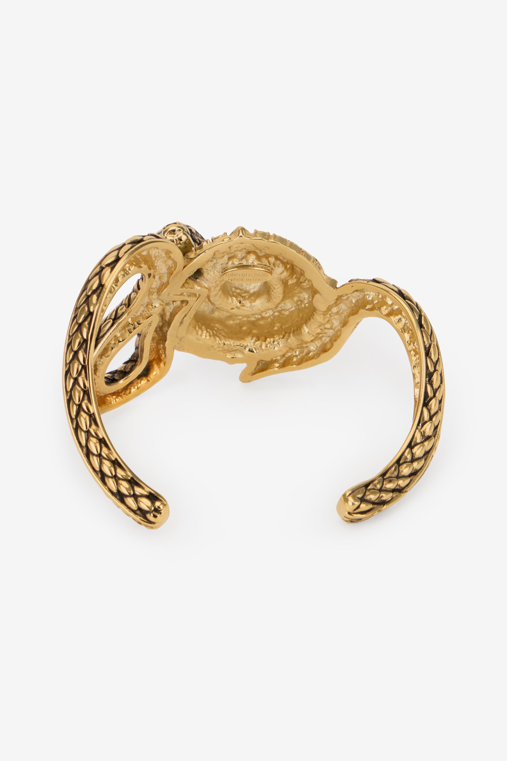 RC Bracciale Serpente in Ottone Intarsiato RC Bracciale Serpente in Ottone Intarsiato GOLD/IVORY/CRYSTAL WQG006-AM127