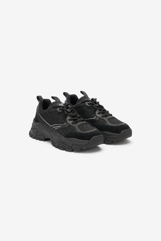 JC Sneakers With Chunky Lug Sole Black UFS034-UF356