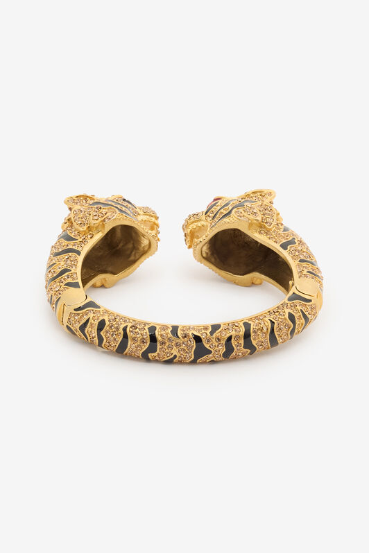 RC Bangle With Tiger Heads Gold UKG009-AM061
