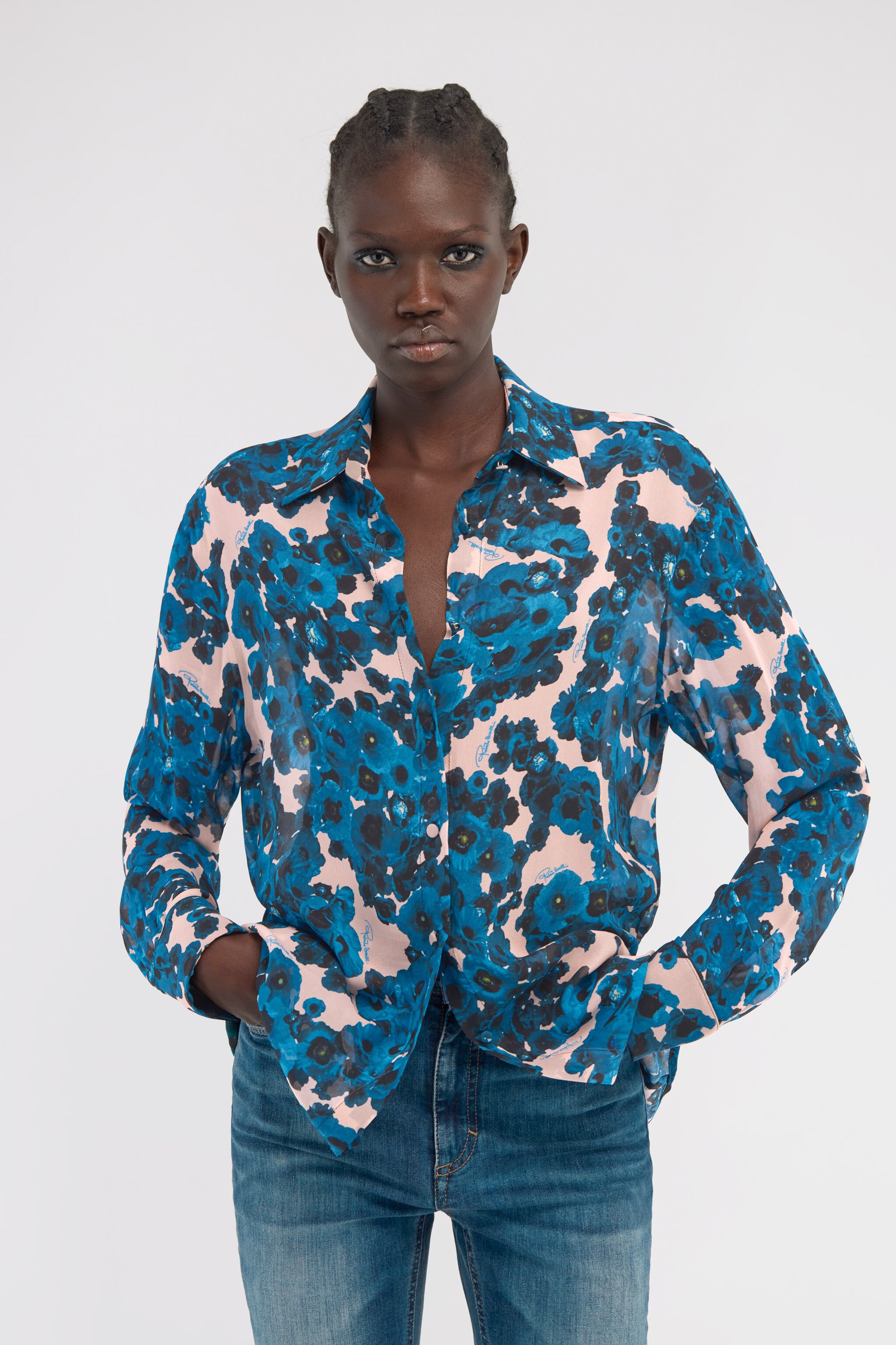 RC Shirt with print Blue NOT70A-6DM80